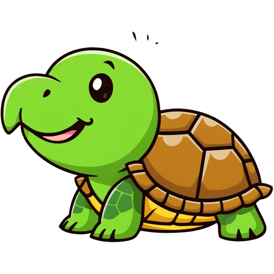 Sad turtle emoji