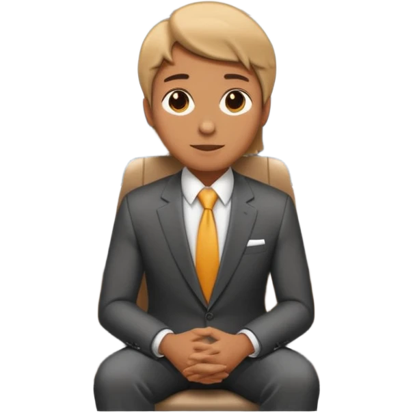 Commuter sitting in a metro emoji