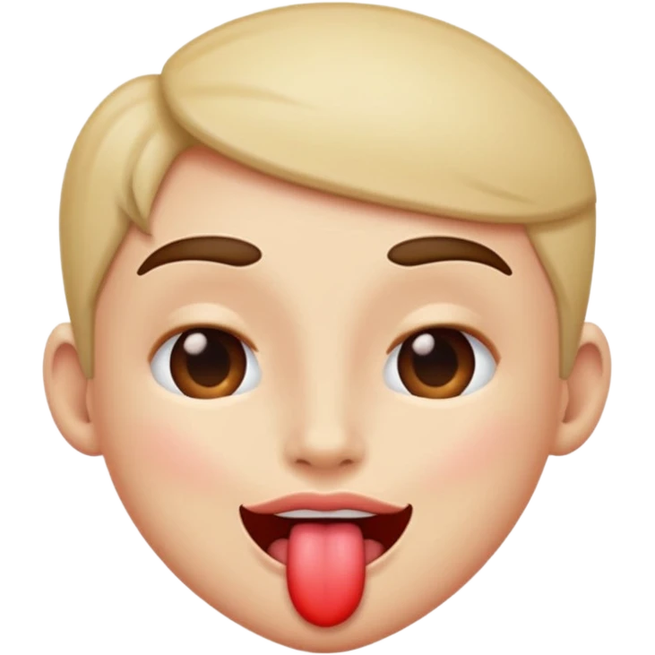 Person with heart eye winking and tongue out  emoji