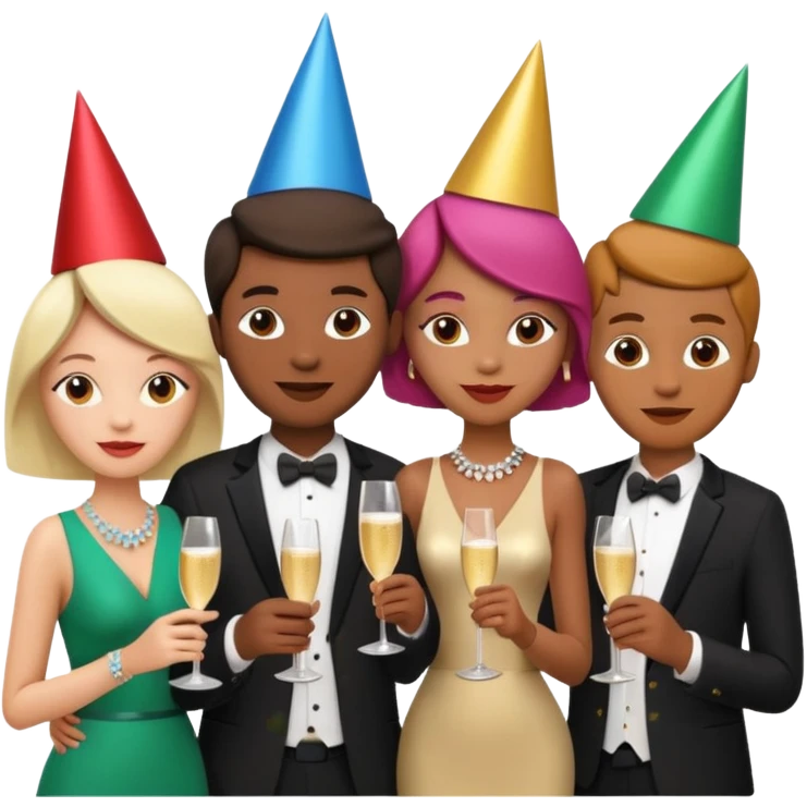 толпа 3д emoji