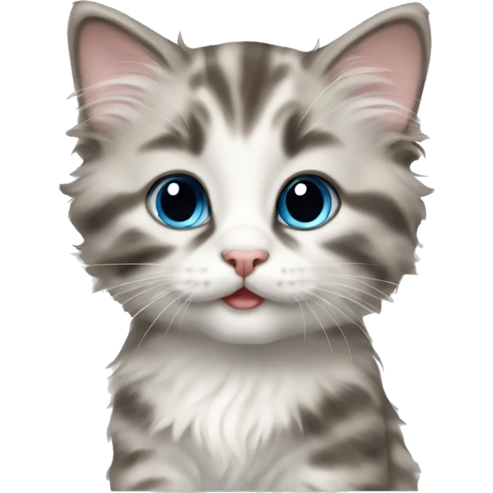 American curl kitten emoji