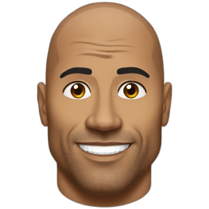 The Rock emoji