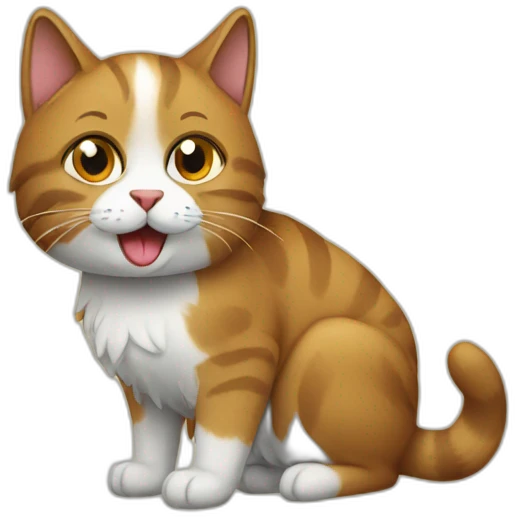 hiking cat emoji