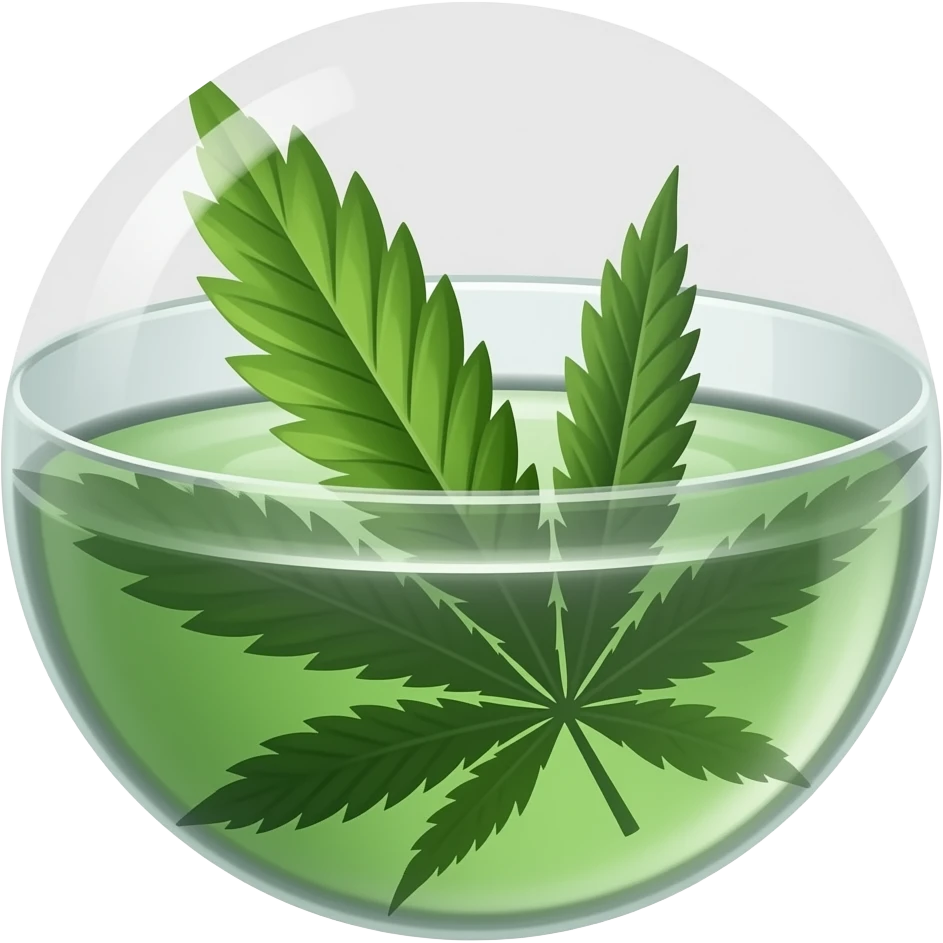 Green Spirulija Lavender weed tea emoji