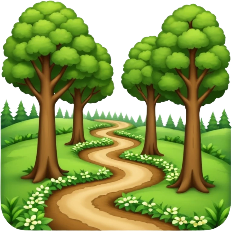 nature trail emoji