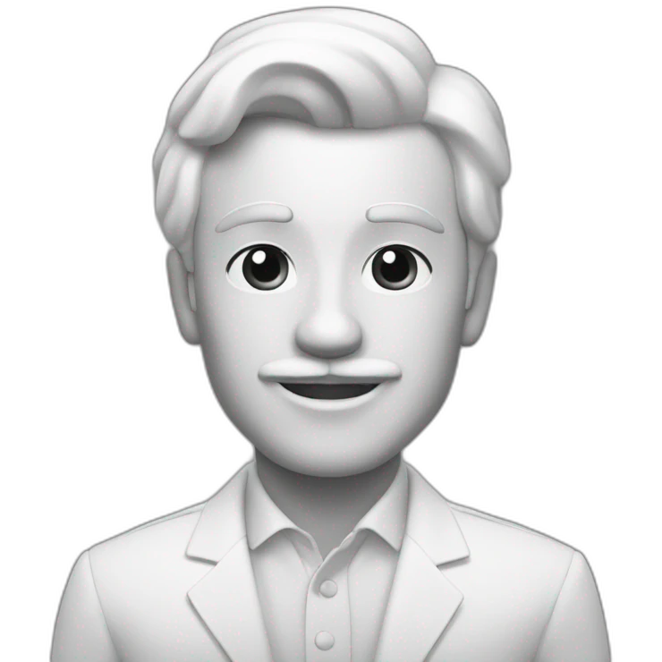 Ladrón blanco y negro  emoji