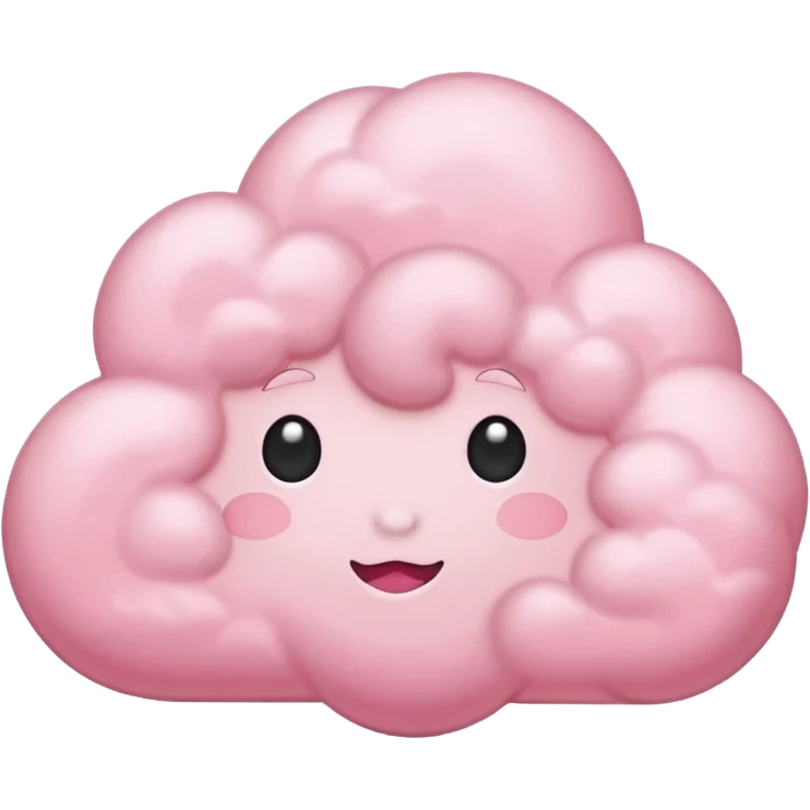 pastel pink cloud emoji