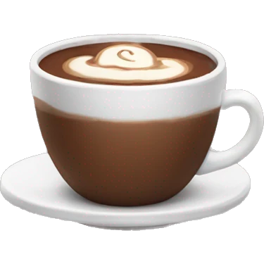 Hot chocolate emoji