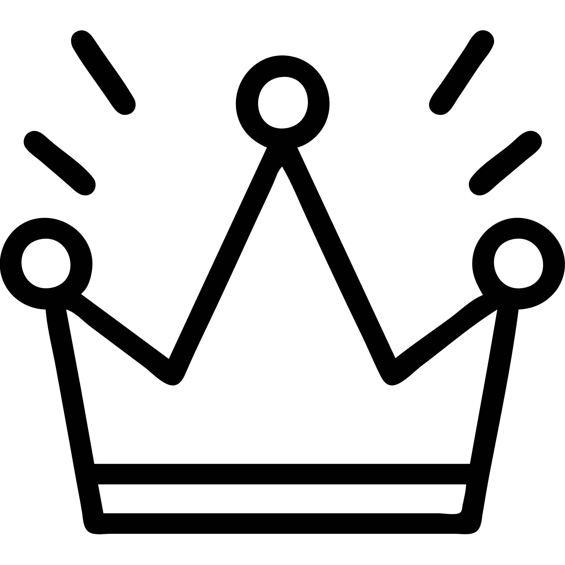 black shining crown, realistic shine, metallic look, detailed icon emoji