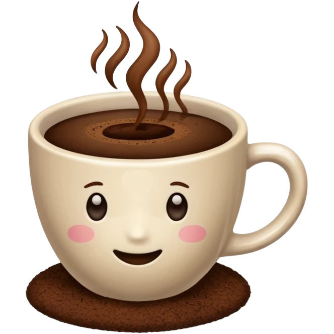 COFFEE CUP AND GROUNDS emoji