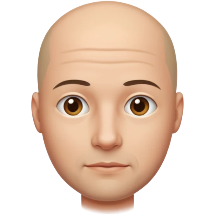 shaving bald head emoji