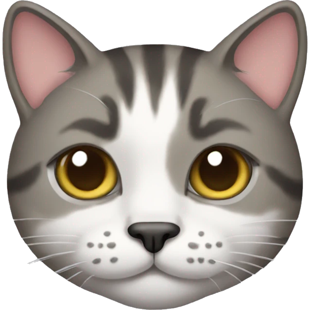 Cat with a moustache emoji