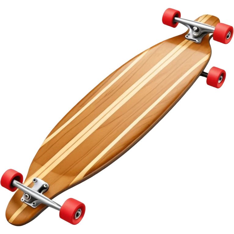Wooden Longboard emoji