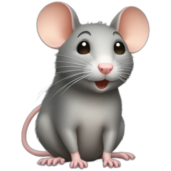 rat with 90 whiskers emoji