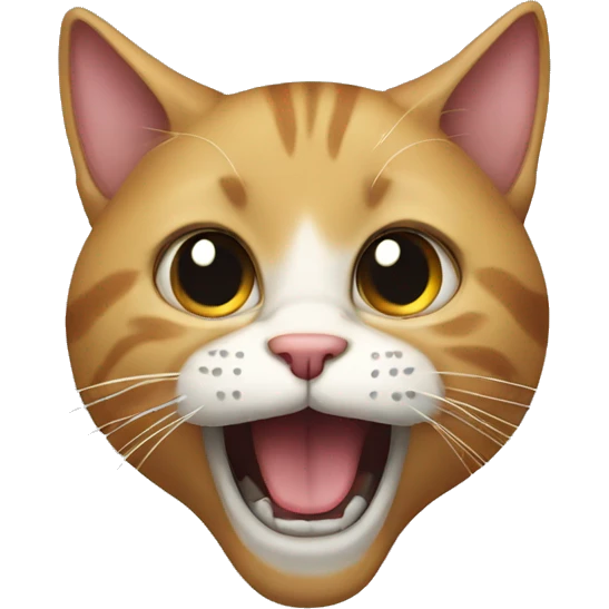 Crazy Face cat  emoji