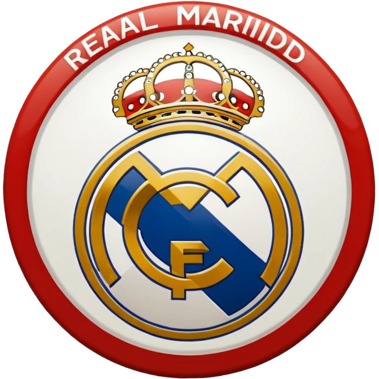 Create real Madrid logo emoji emoji