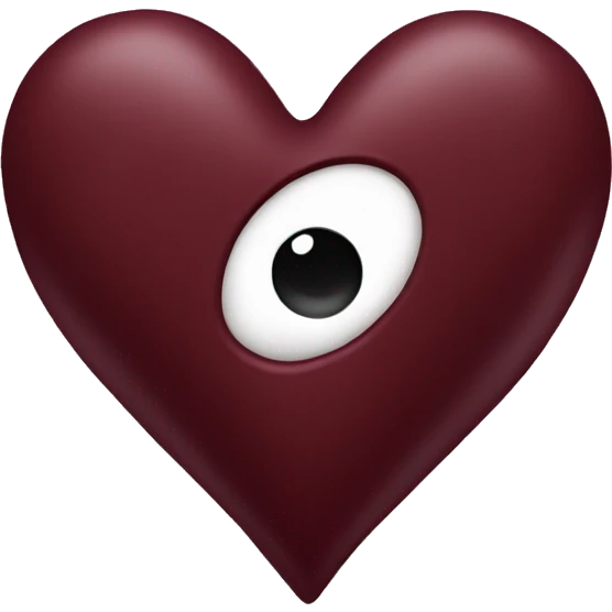 maroon heart  emoji