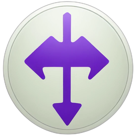 badge with up arrow emoji