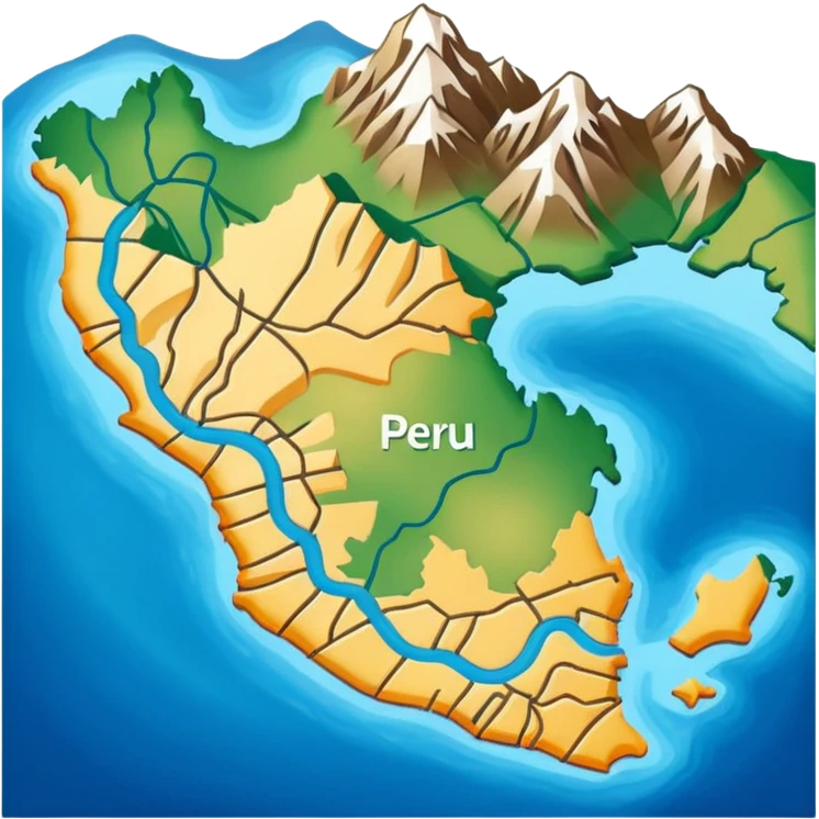 I want that you generate a correctly Peru map emoji