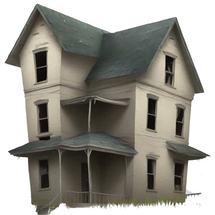 Old abandoned house emoji