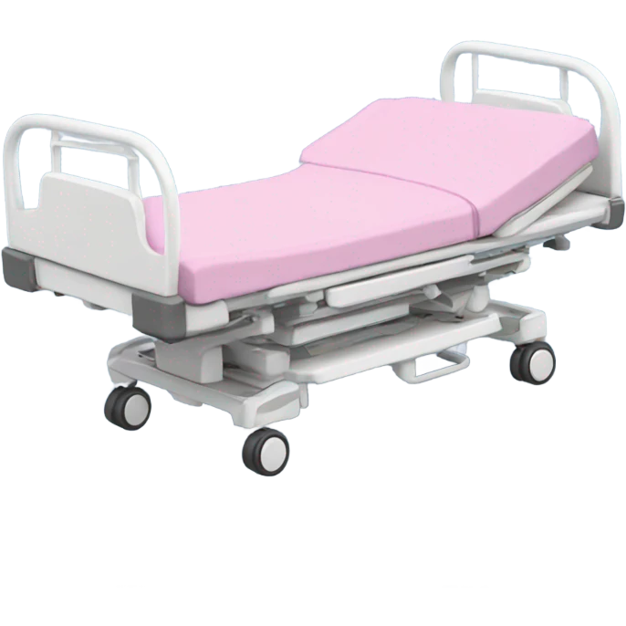Pink hospital bed  emoji