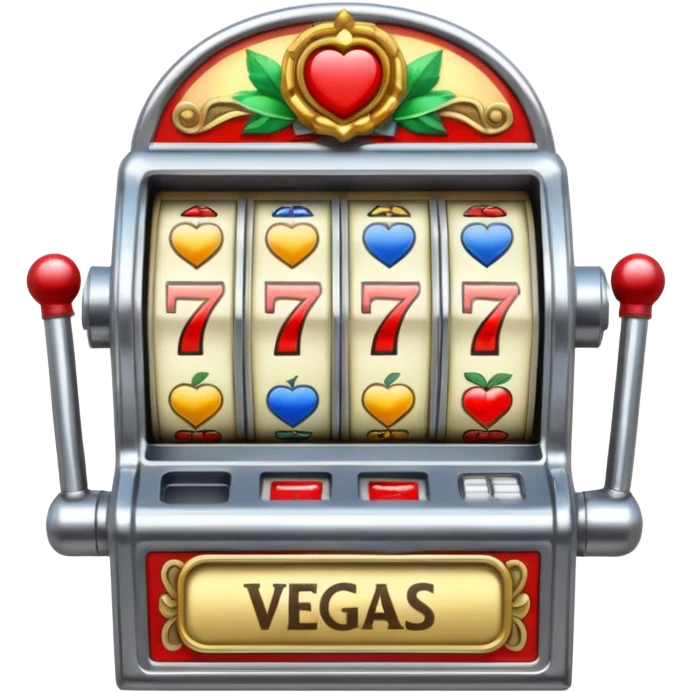 Slot machine, las vegas emoji