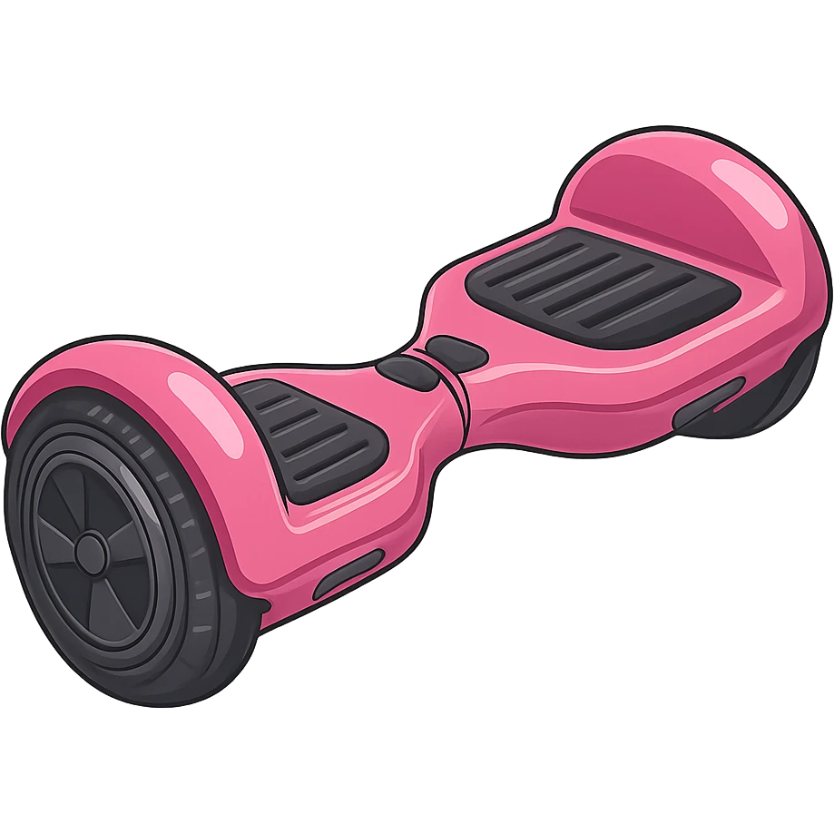 pink hoverboard emoji