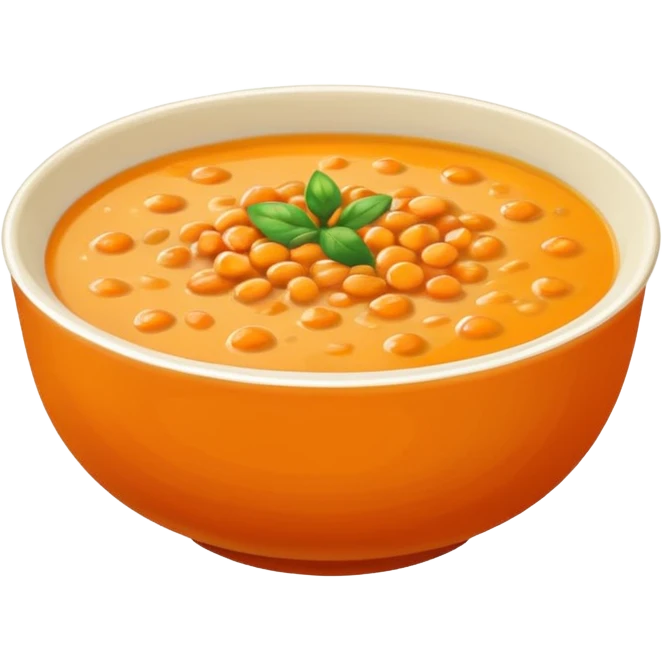 orange Lentens soup emoji