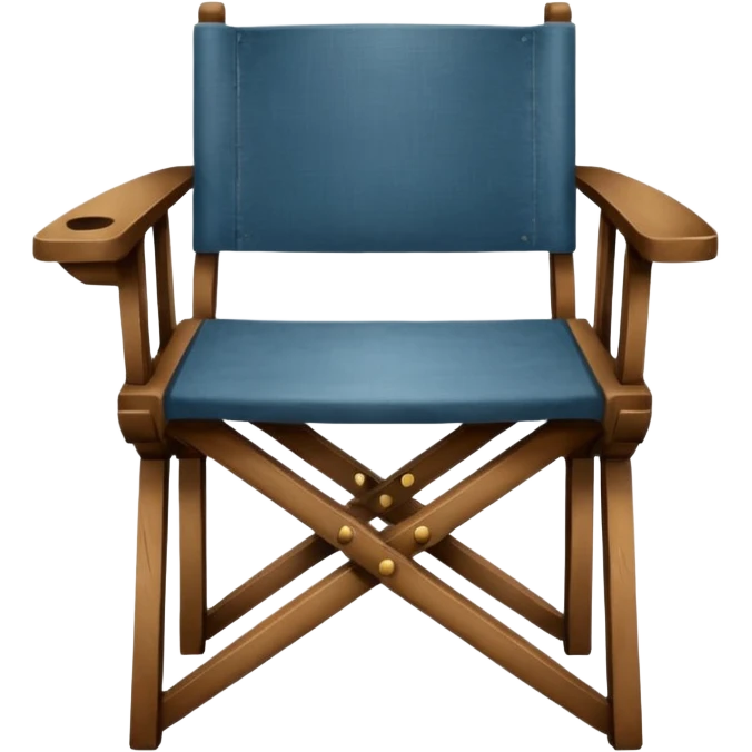 Actor’s chair front view emoji