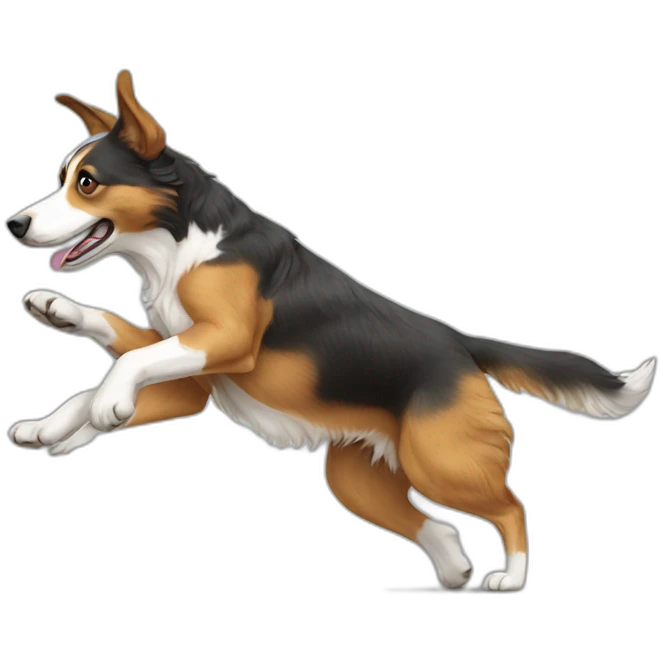 agility Aussie dog emoji