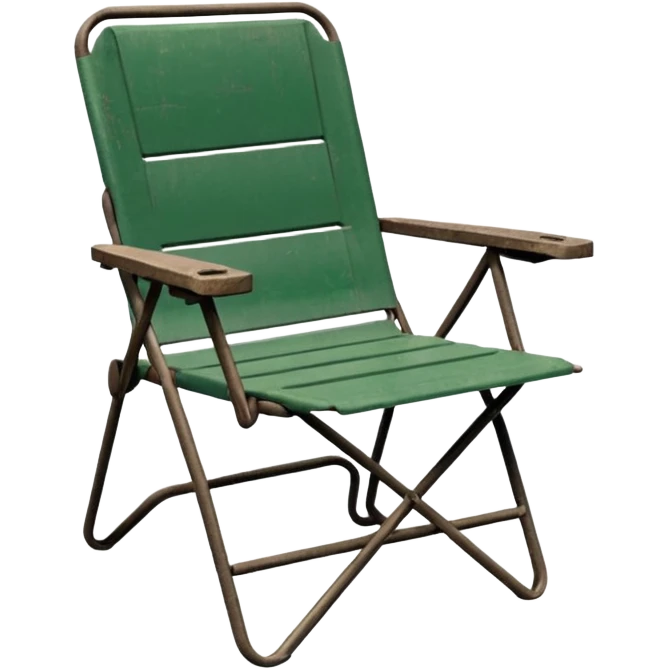 forest green lawn chair emoji