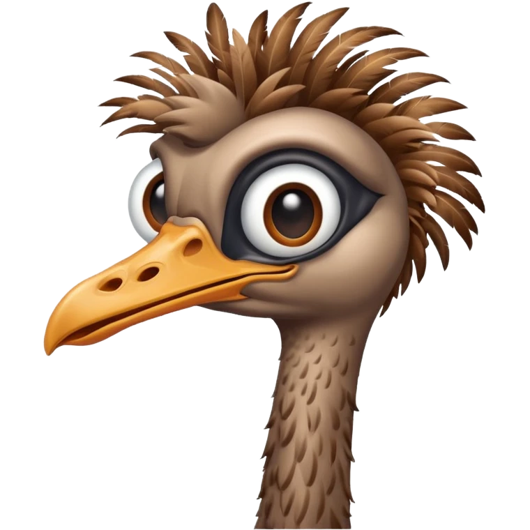 Je voudrais un emoji d'une autruche merci emoji