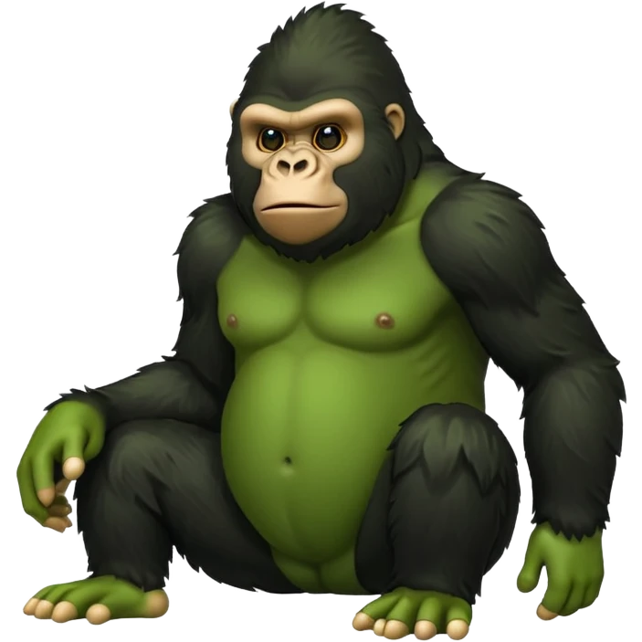 gorilla tag gorilla green no legs emoji