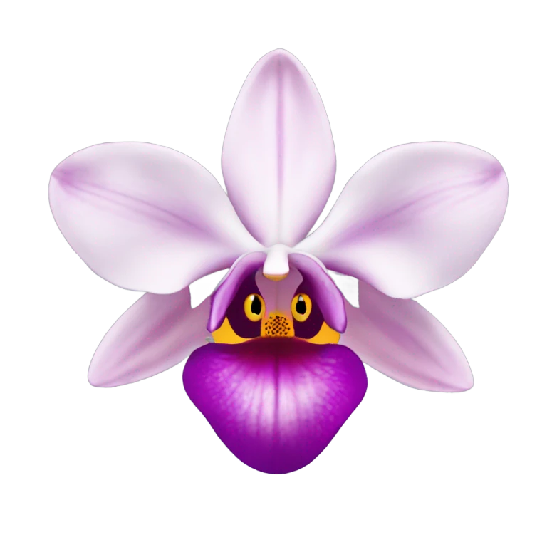 Orchidée rouge  emoji