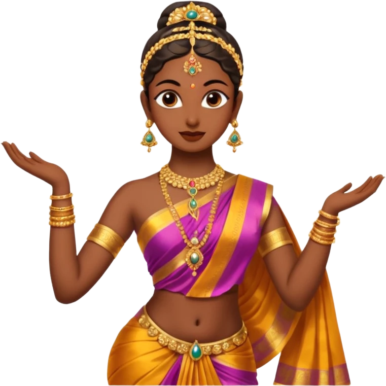 Bharatanatyam dancer emoji