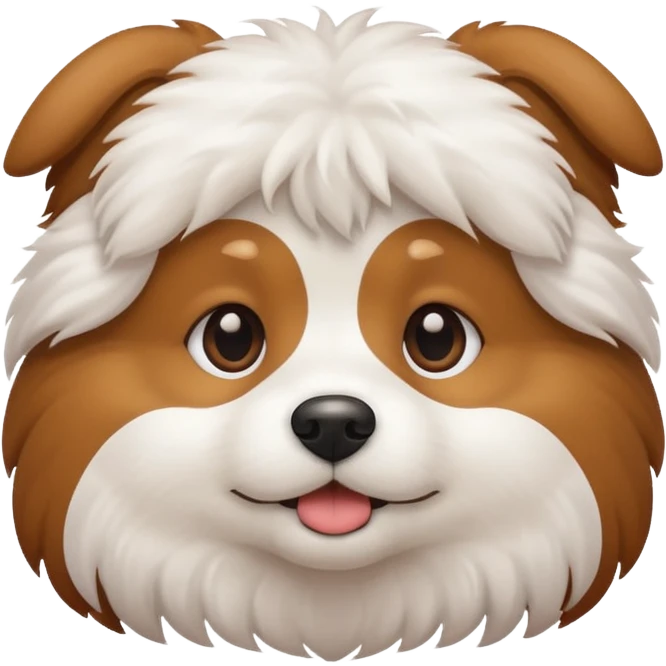 Cute dog emoji