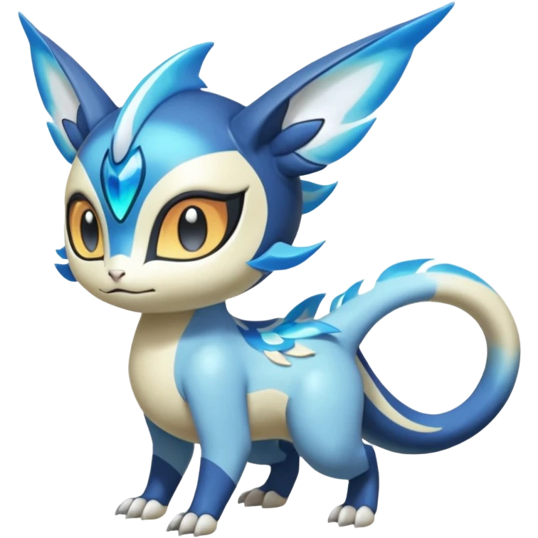 Angelic Divine Bioluminescent Translucent Luminescent Diaphanous Shiny Colorful Meloetta-Latias-Veemon-Peppercat-Wargreymon-Protogen-Fakémon-fusion-hybrid-creature emoji