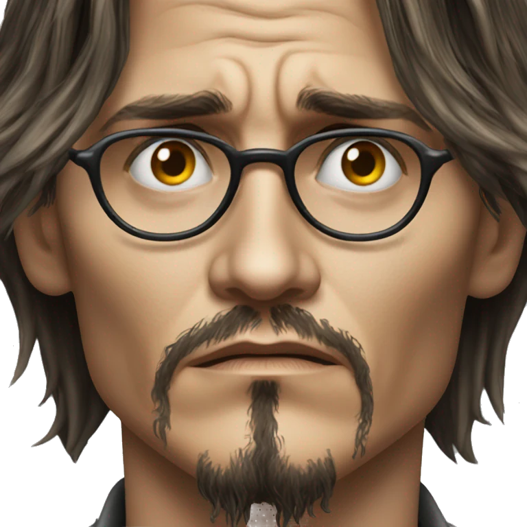 Johnny Depp sad emoji