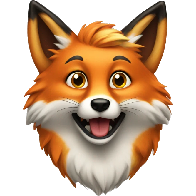Party fox emoji