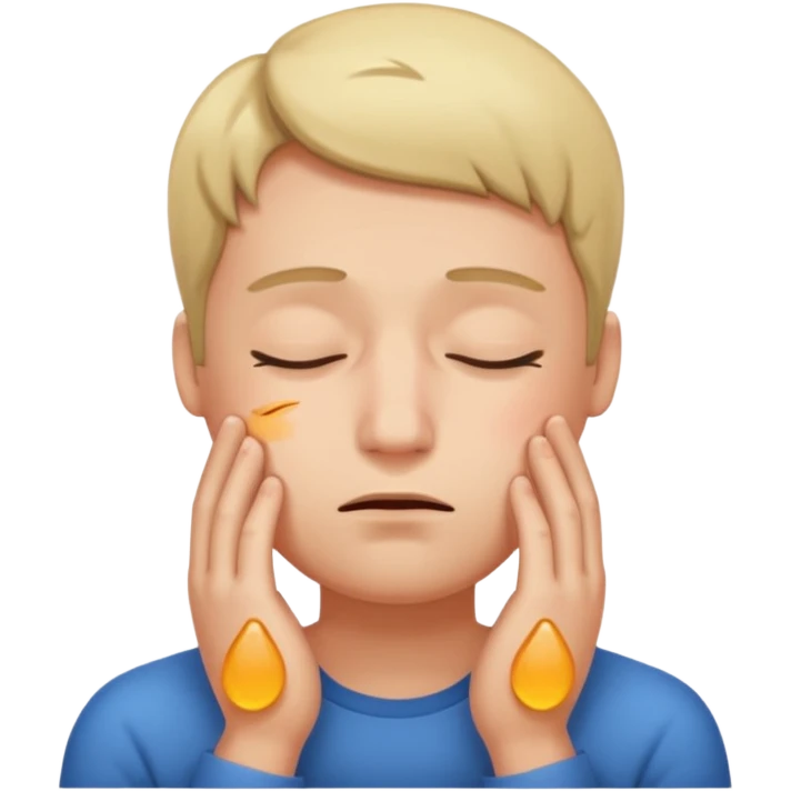 embarrassing closed eyes emoji