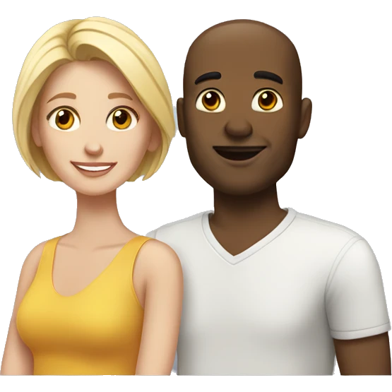 White couple emoji
