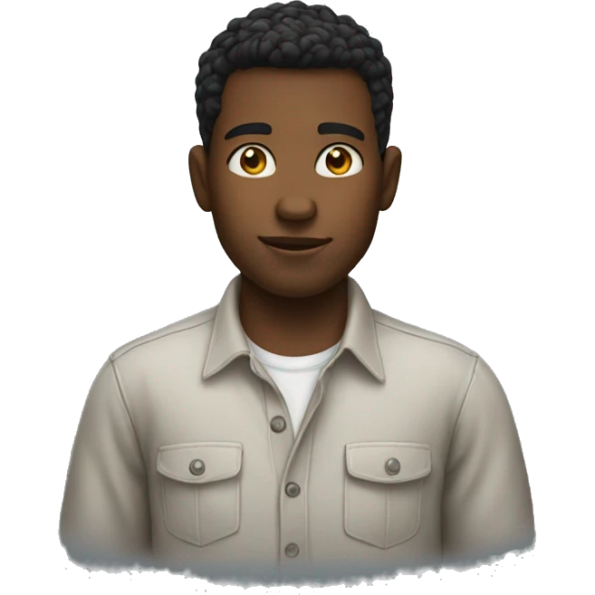 The boy in the shirt emoji