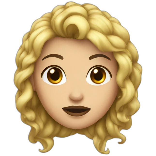 Diosa Artemisa fumando emoji