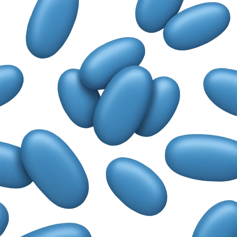 blue beans emoji
