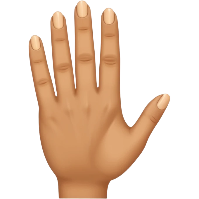 Hand but ring finger down emoji