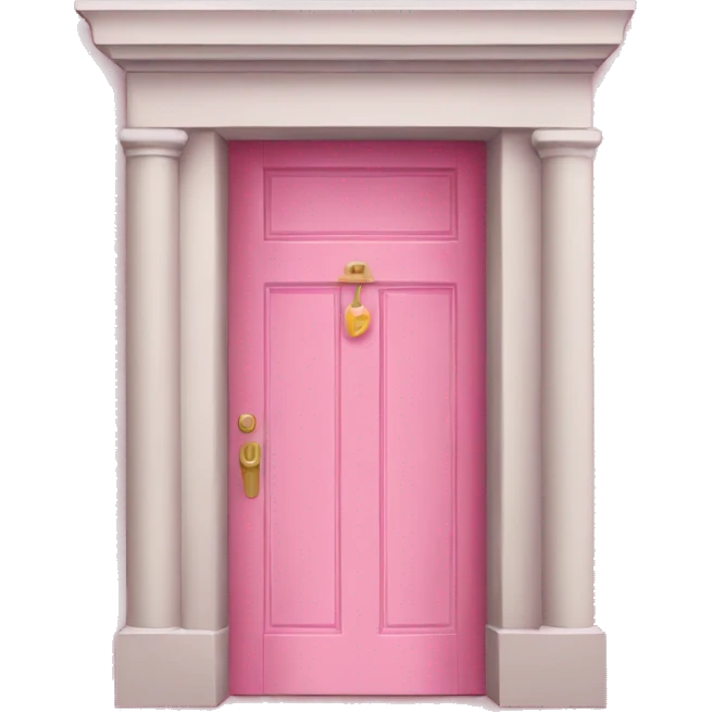Pink door emoji