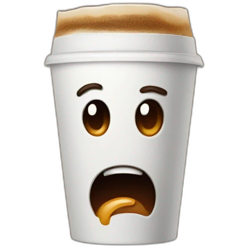angry coffee emoji