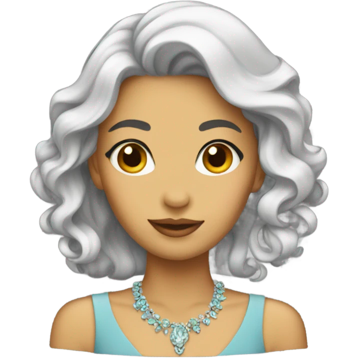 Fancy girl emoji emoji