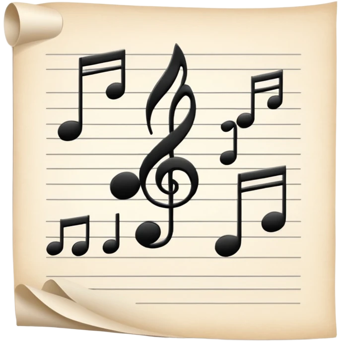 music sheet emoji emoji