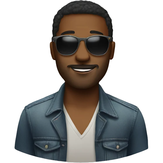 Gay man in sunglasses  emoji